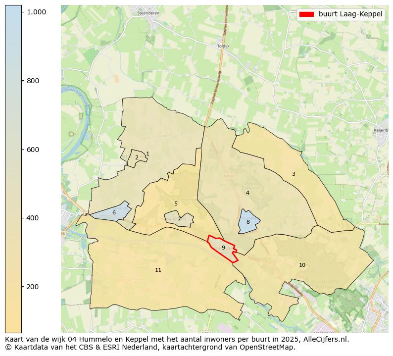 Afbeelding van de buurt Laag-Keppel op de kaart.