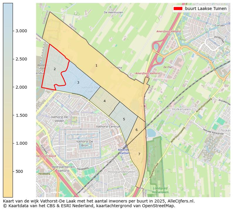 Afbeelding van de buurt Laakse Tuinen op de kaart.