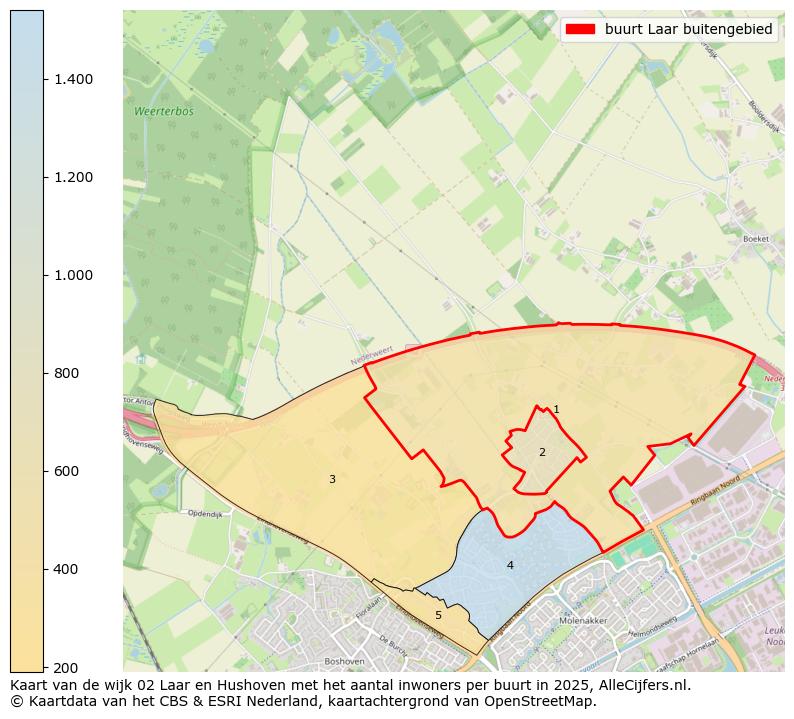 Afbeelding van de buurt Laar buitengebied op de kaart.