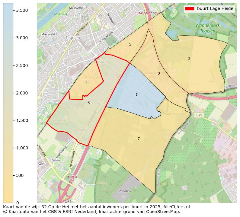 Afbeelding van de buurt Lage Heide op de kaart.