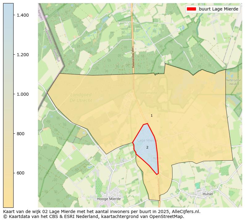 Afbeelding van de buurt Lage Mierde op de kaart.