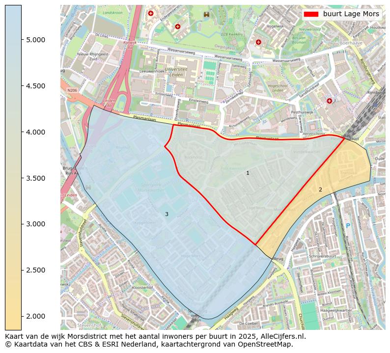 Afbeelding van de buurt Lage Mors op de kaart.