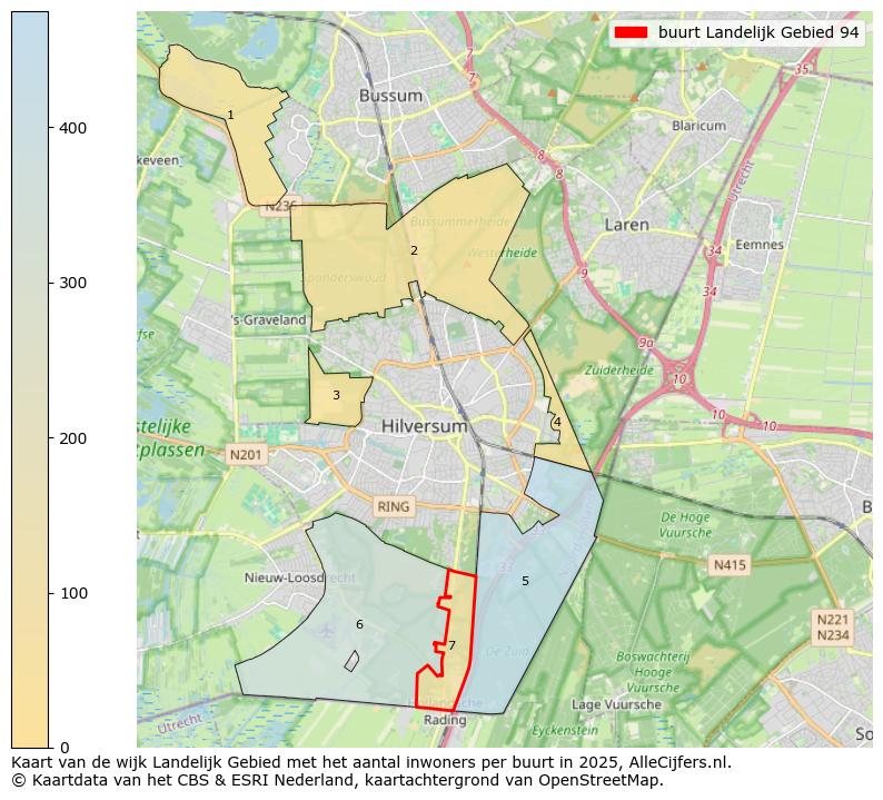 Afbeelding van de buurt Landelijk Gebied 94 op de kaart.