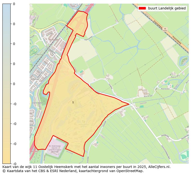 Afbeelding van de buurt Landelijk gebied op de kaart.