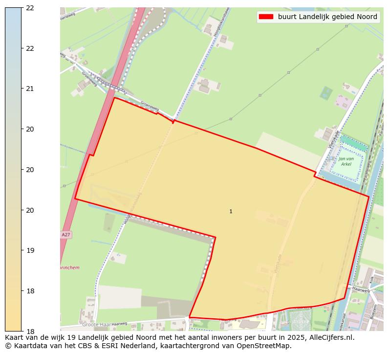 Afbeelding van de buurt Landelijk gebied Noord op de kaart.