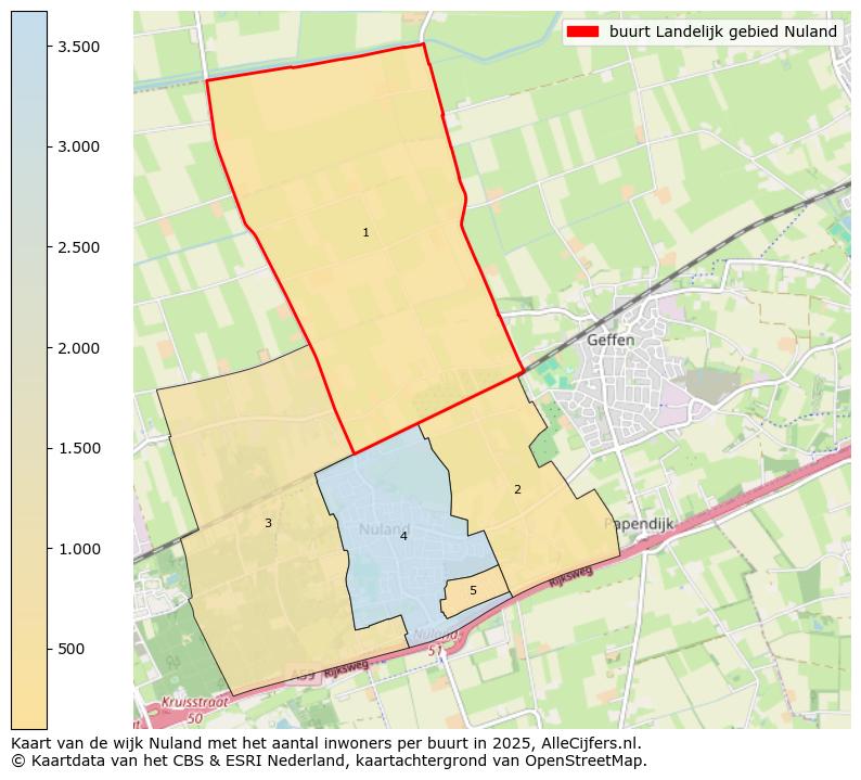 Afbeelding van de buurt Landelijk gebied Nuland op de kaart.