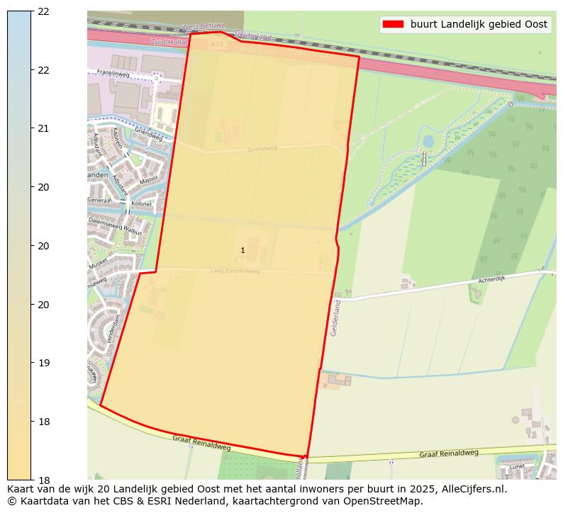 Afbeelding van de buurt Landelijk gebied Oost op de kaart.