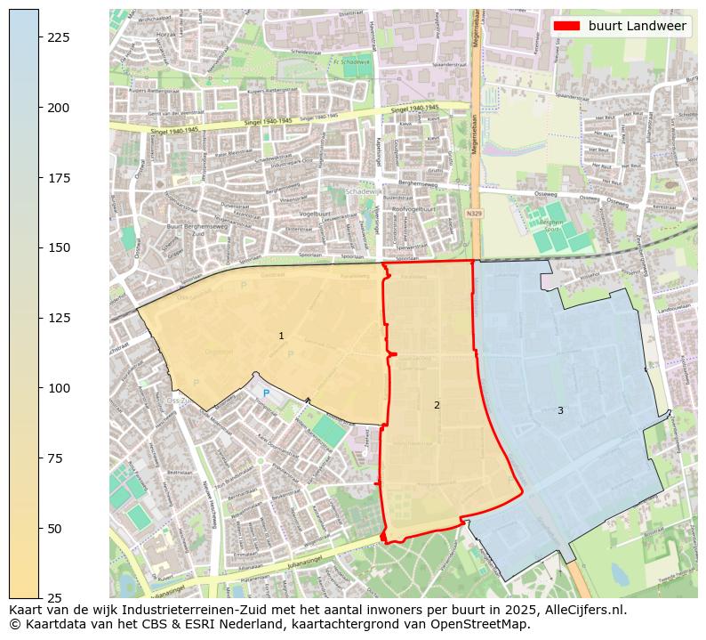 Afbeelding van de buurt Landweer op de kaart.
