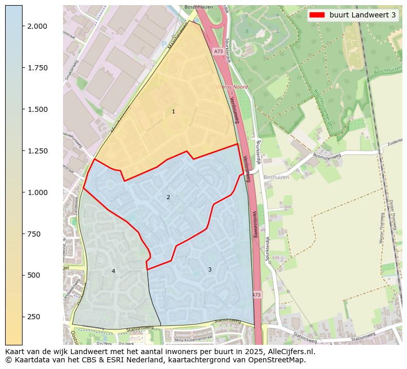 Afbeelding van de buurt Landweert 3 op de kaart.