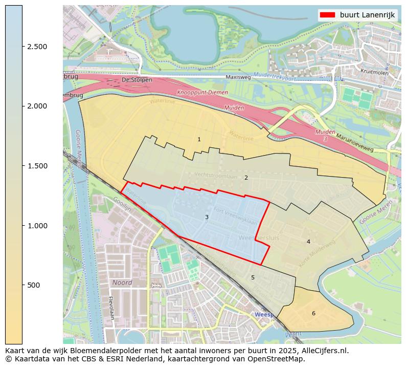 Afbeelding van de buurt Lanenrijk op de kaart.