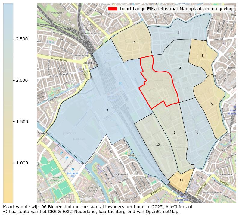 Afbeelding van de buurt Lange Elisabethstraat Mariaplaats en omgeving op de kaart.