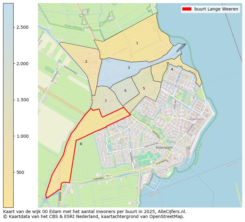 Afbeelding van de buurt Lange Weeren op de kaart.