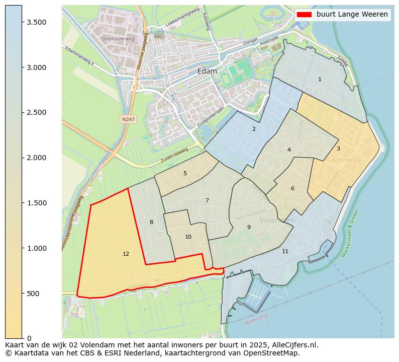 Afbeelding van de buurt Lange Weeren op de kaart.