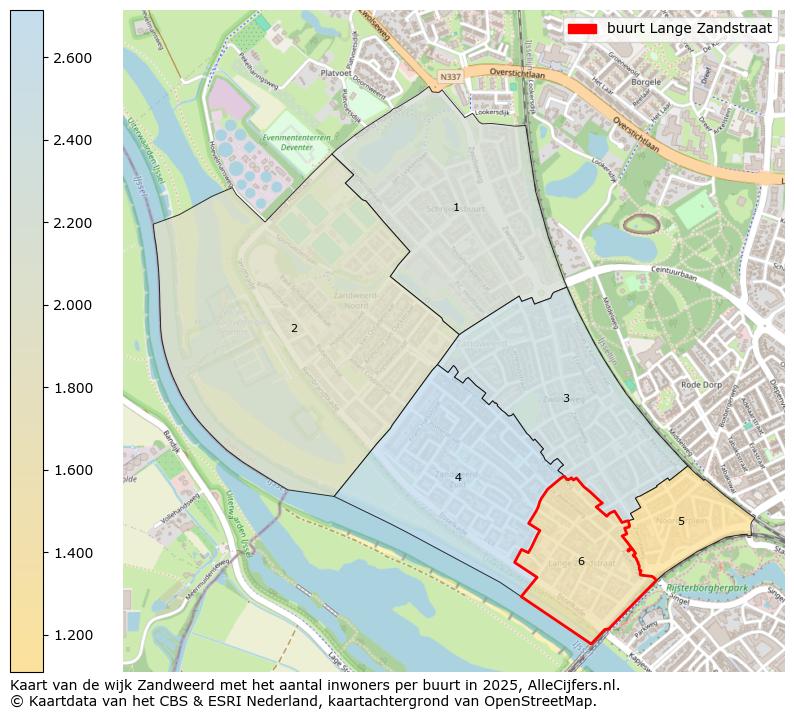 Afbeelding van de buurt Lange Zandstraat op de kaart.