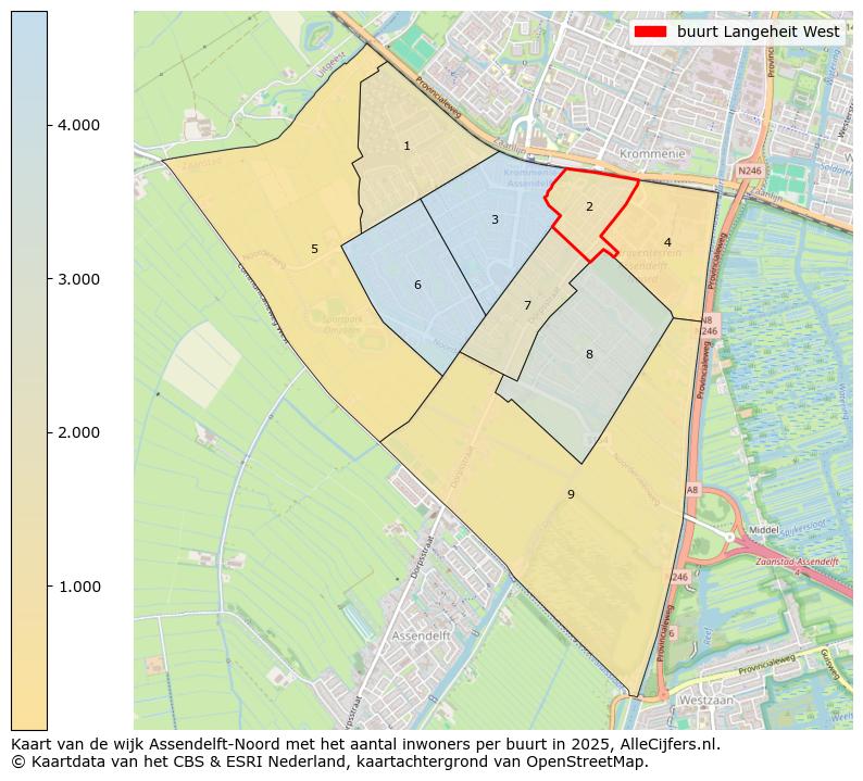 Afbeelding van de buurt Langeheit West op de kaart.