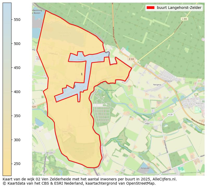 Afbeelding van de buurt Langehorst-Zelder op de kaart.