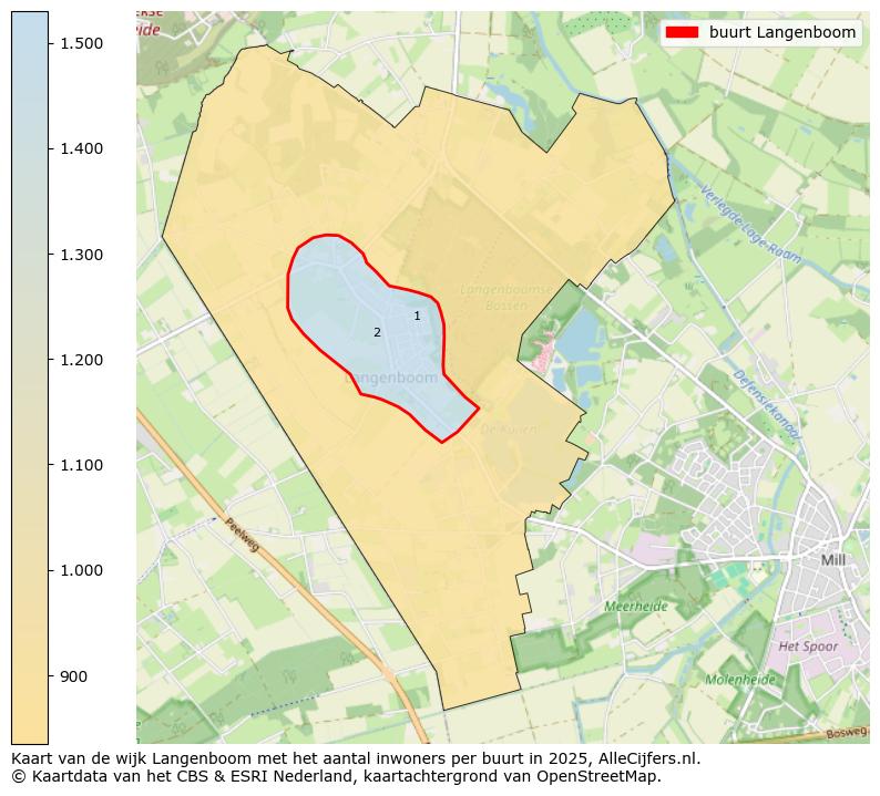 Afbeelding van de buurt Langenboom op de kaart.