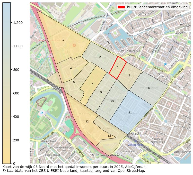 Afbeelding van de buurt Langeraarstraat en omgeving op de kaart.