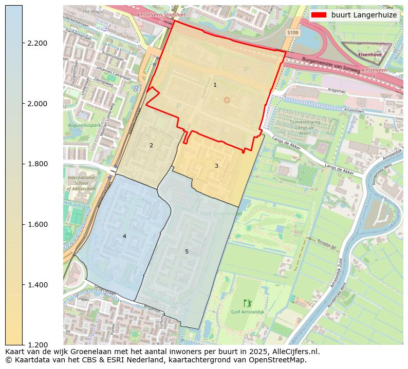 Afbeelding van de buurt Langerhuize op de kaart.