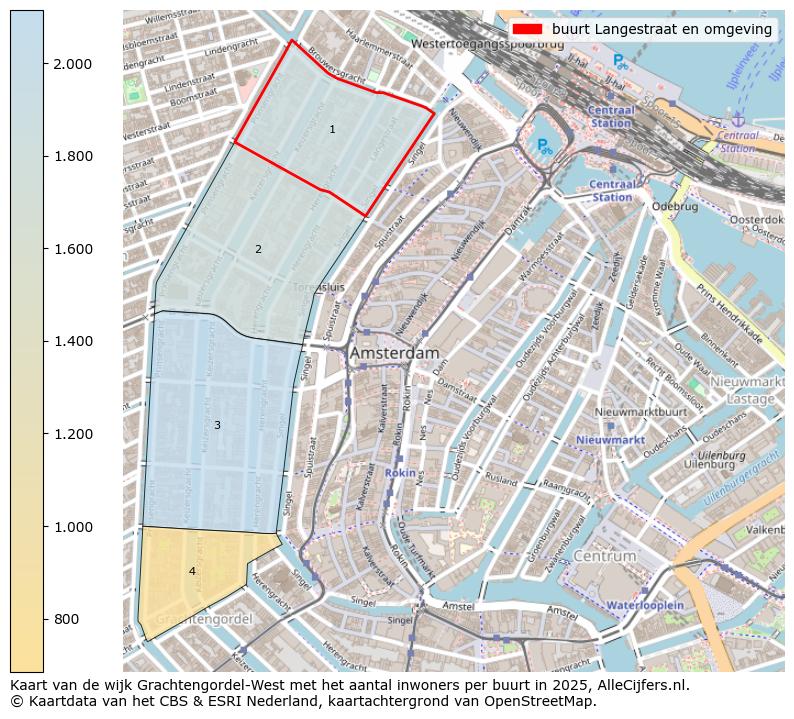 Afbeelding van de buurt Langestraat en omgeving op de kaart.