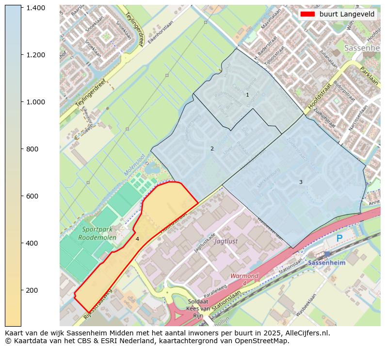 Afbeelding van de buurt Langeveld op de kaart.
