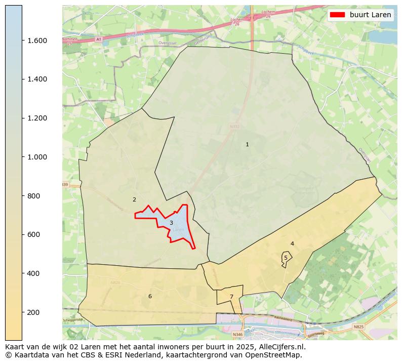 Afbeelding van de buurt Laren op de kaart.