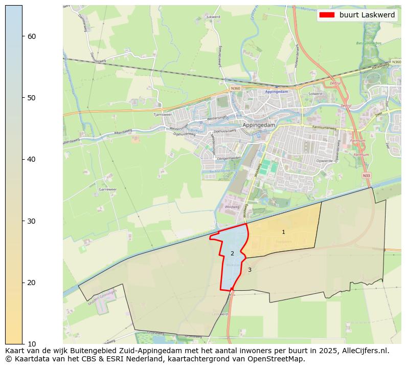 Afbeelding van de buurt Laskwerd op de kaart.