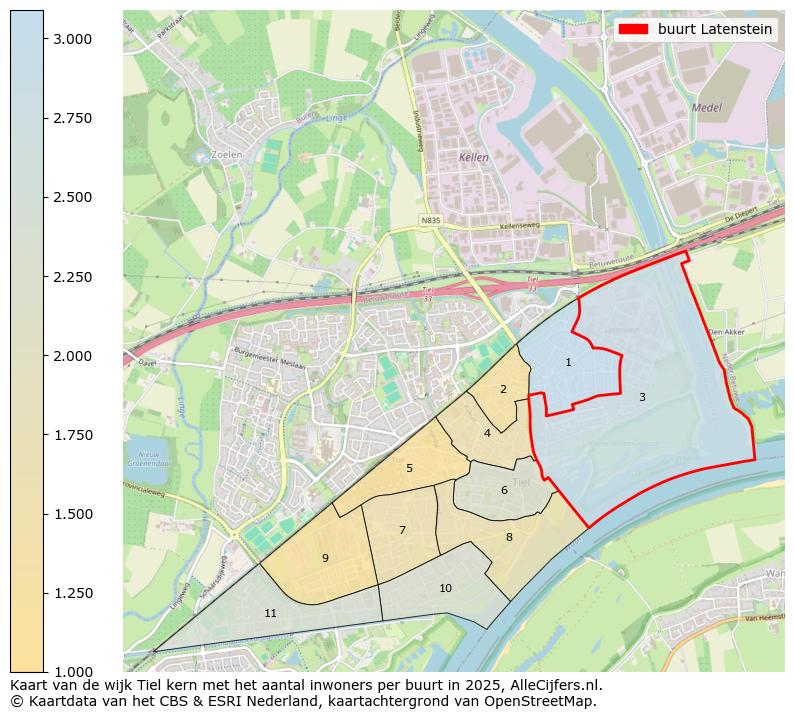 Afbeelding van de buurt Latenstein op de kaart.