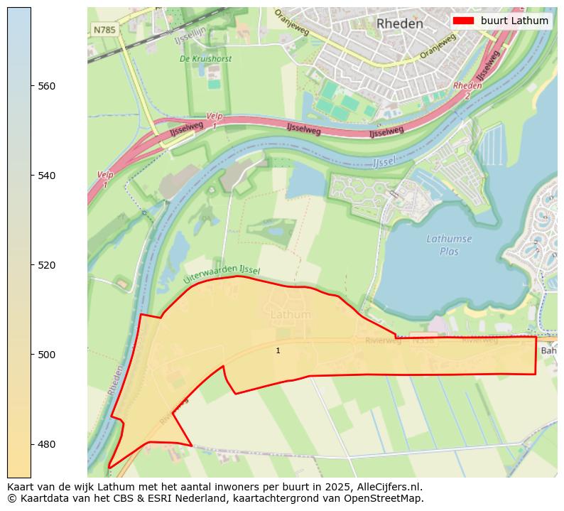 Afbeelding van de buurt Lathum op de kaart.