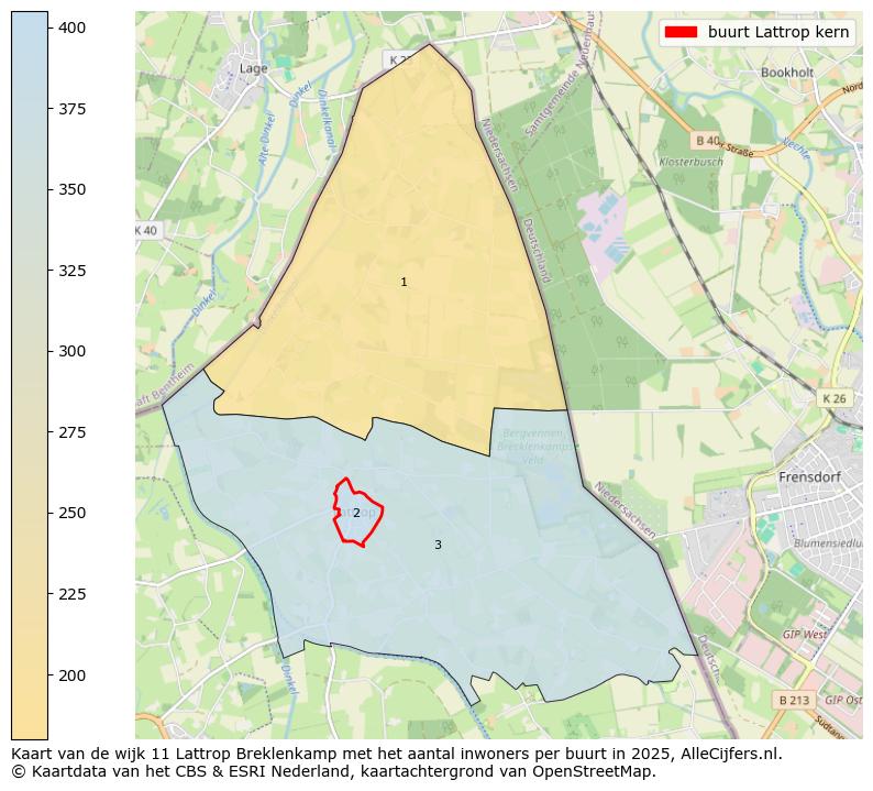 Afbeelding van de buurt Lattrop kern op de kaart.