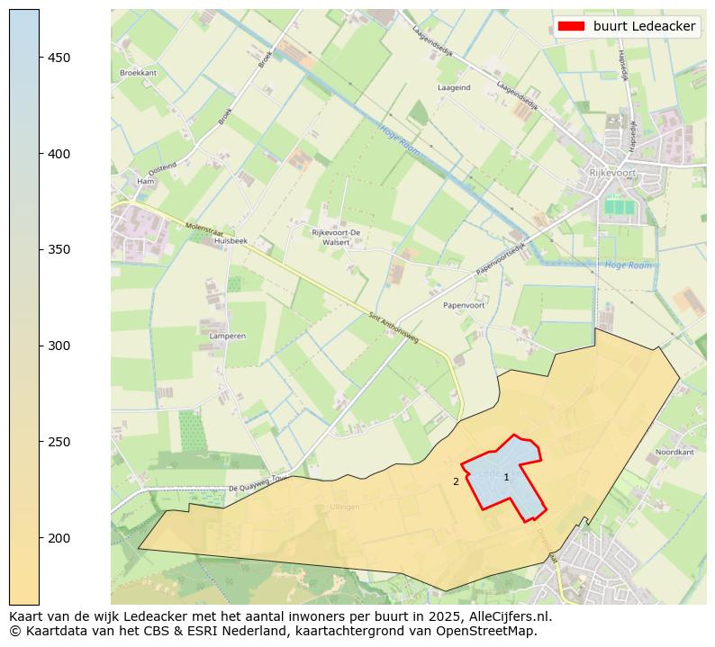 Afbeelding van de buurt Ledeacker op de kaart.