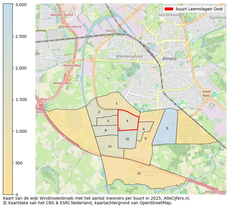 Afbeelding van de buurt Leemslagen Oost op de kaart.