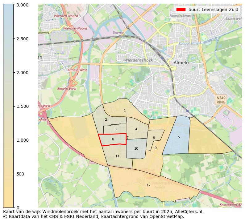 Afbeelding van de buurt Leemslagen Zuid op de kaart.
