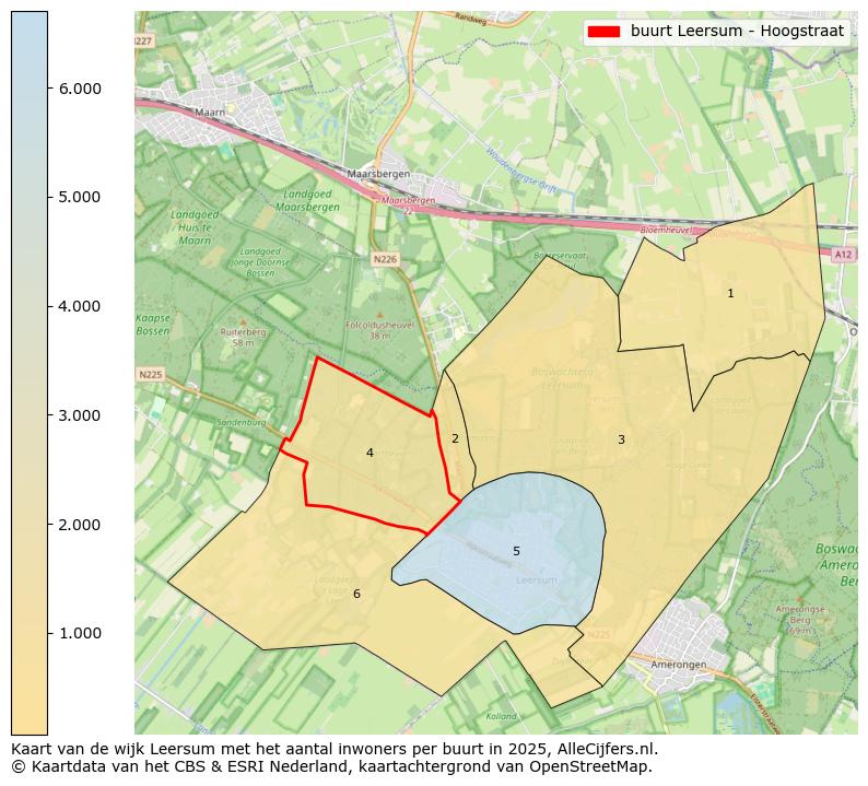Afbeelding van de buurt Leersum - Hoogstraat op de kaart.