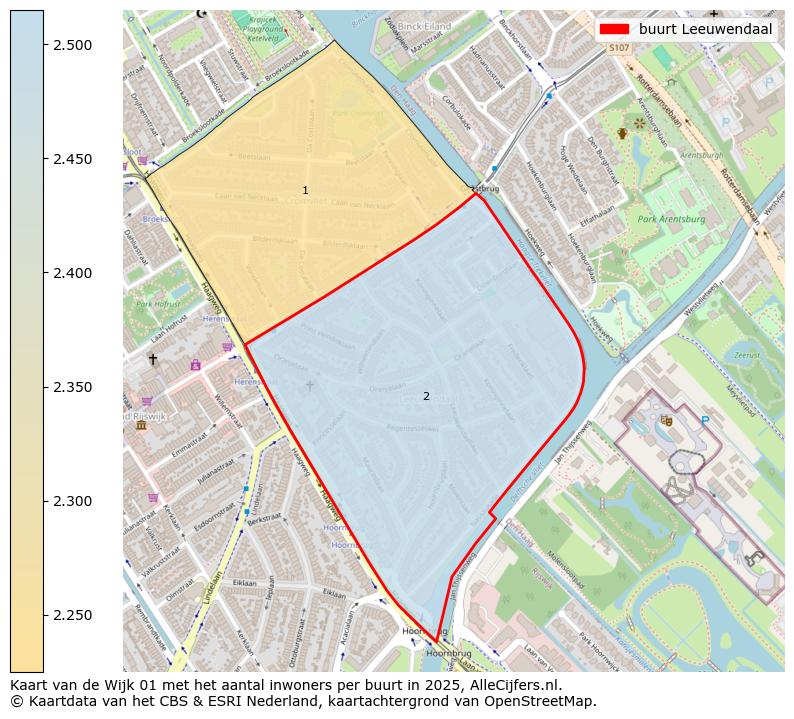 Afbeelding van de buurt Leeuwendaal op de kaart.
