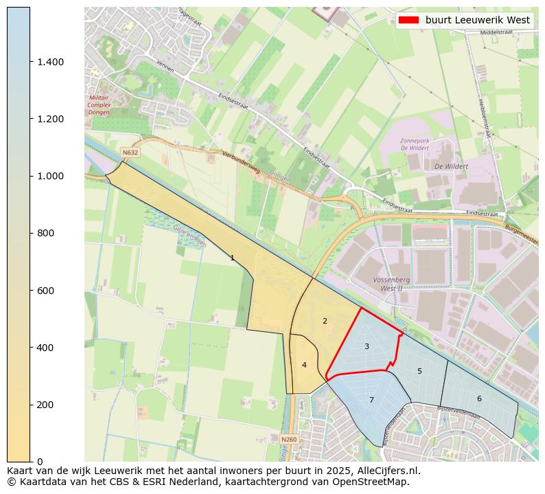 Afbeelding van de buurt Leeuwerik West op de kaart.