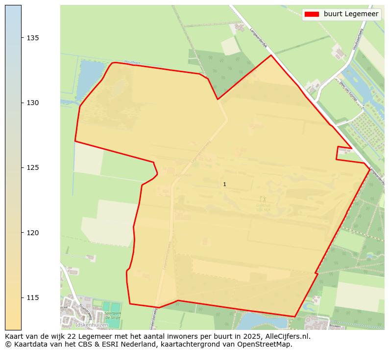 Afbeelding van de buurt Legemeer op de kaart.