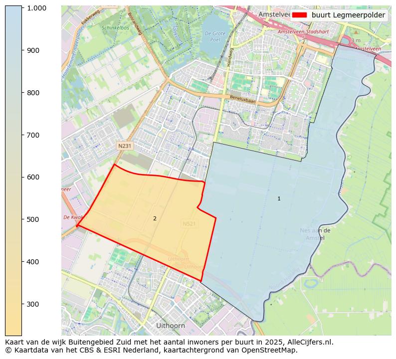 Afbeelding van de buurt Legmeerpolder op de kaart.