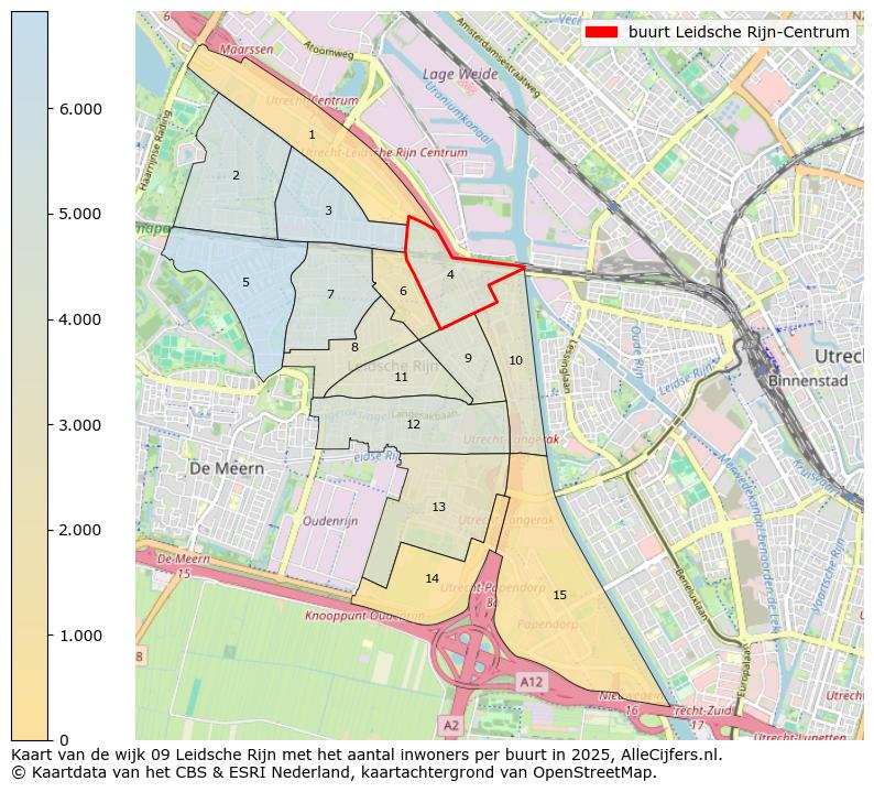Afbeelding van de buurt Leidsche Rijn-Centrum op de kaart.