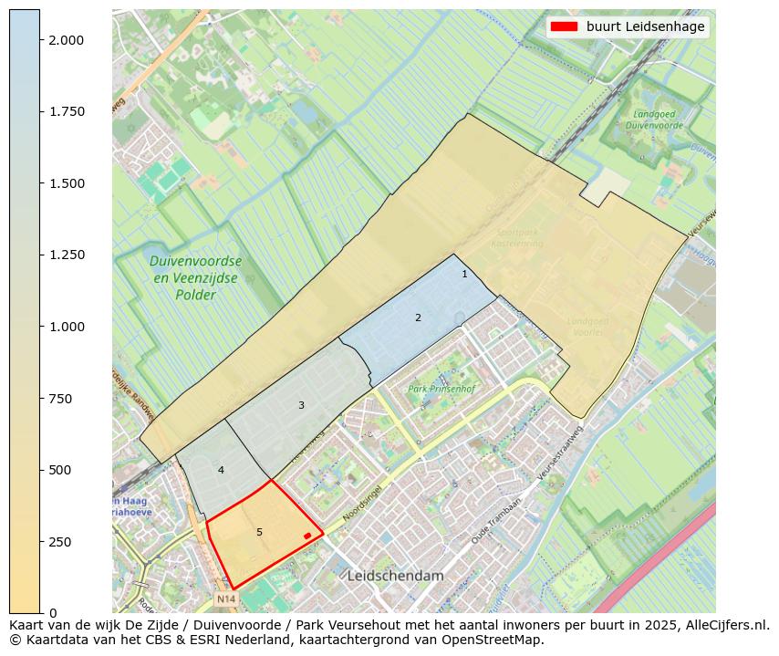 Afbeelding van de buurt Leidsenhage op de kaart.