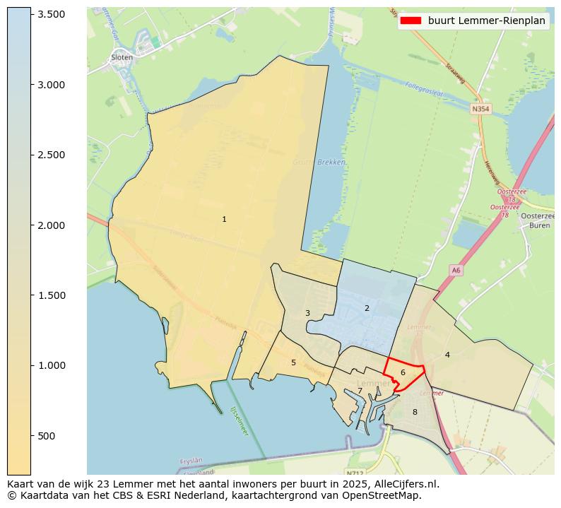 Afbeelding van de buurt Lemmer-Rienplan op de kaart.