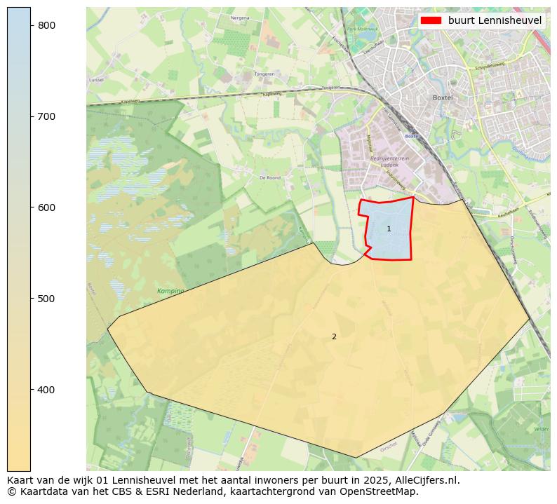 Afbeelding van de buurt Lennisheuvel op de kaart.