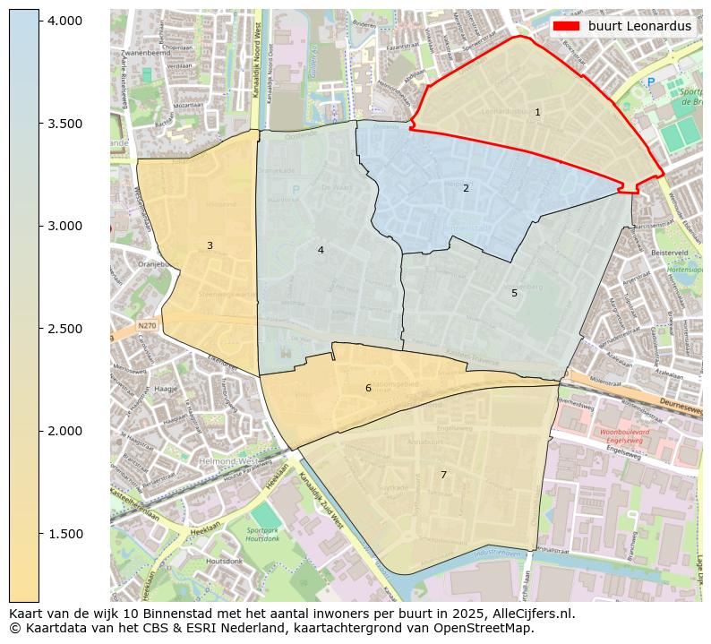 Afbeelding van de buurt Leonardus op de kaart.