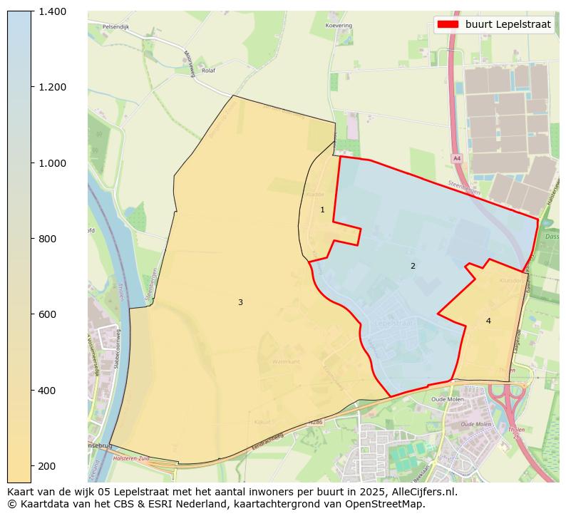 Afbeelding van de buurt Lepelstraat op de kaart.