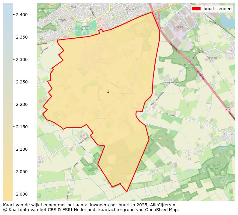 Afbeelding van de buurt Leunen op de kaart.
