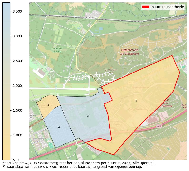 Afbeelding van de buurt Leusderheide op de kaart.