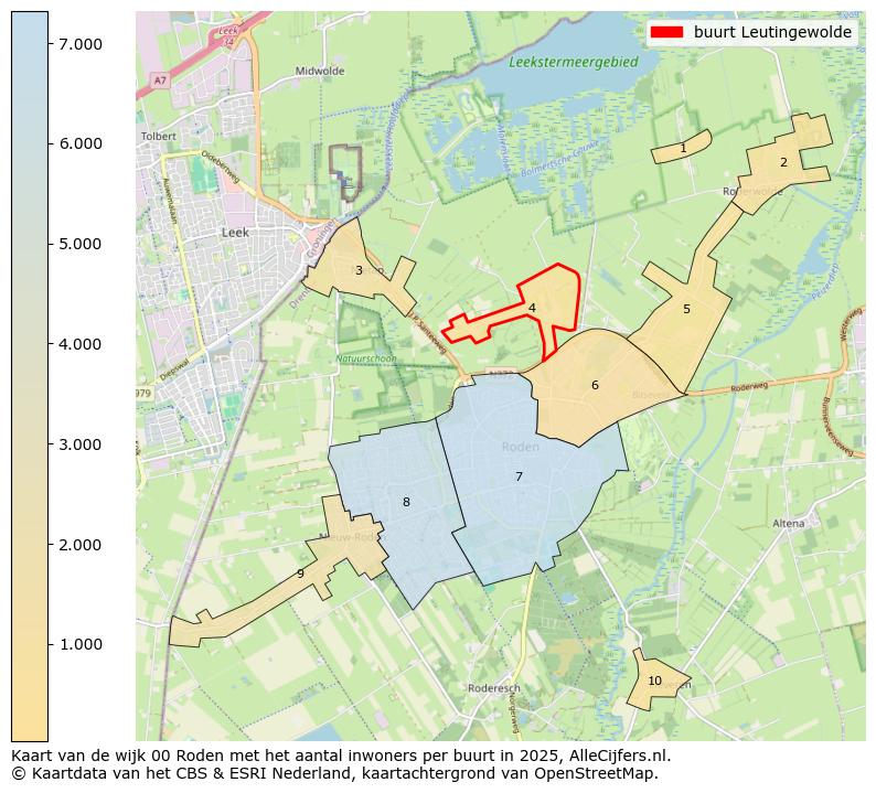 Afbeelding van de buurt Leutingewolde op de kaart.