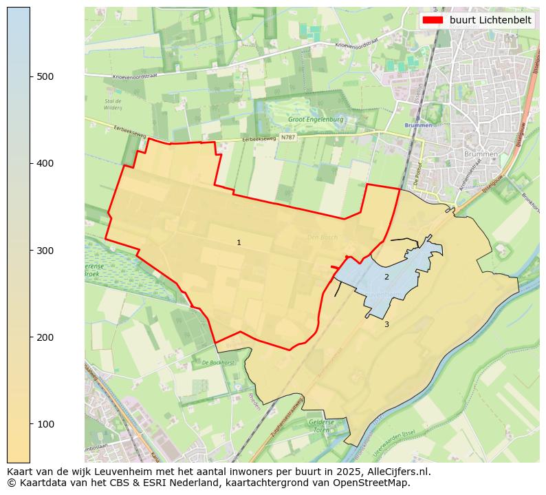 Afbeelding van de buurt Lichtenbelt op de kaart.