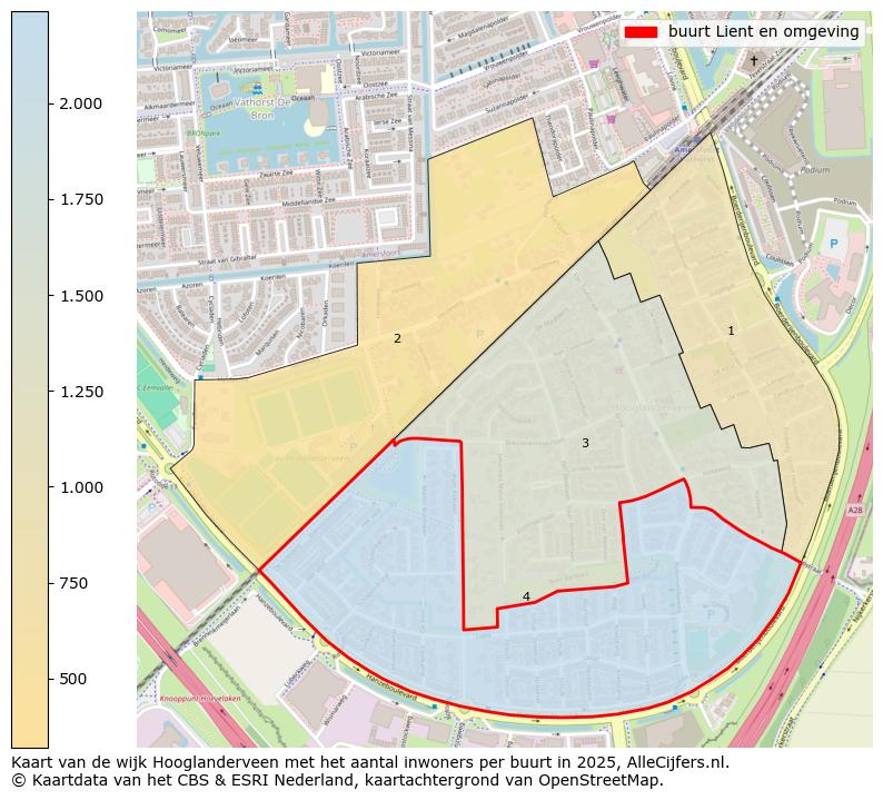 Afbeelding van de buurt Lient en omgeving op de kaart.