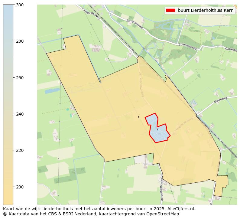 Afbeelding van de buurt Lierderholthuis Kern op de kaart.